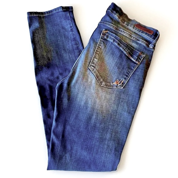 👖EXPRESS JEANS👖SKINNY MID RISE STRETCH JEANS EUC💥 - Picture 4 of 10